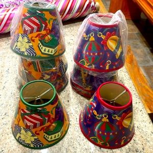Christmas Chandelier Shades